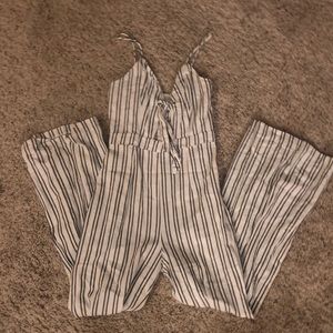 BEACHY NAVY STRIPED K TOO JUMPSUIT
